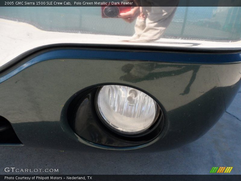Polo Green Metallic / Dark Pewter 2005 GMC Sierra 1500 SLE Crew Cab