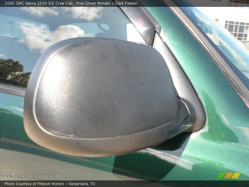 Polo Green Metallic / Dark Pewter 2005 GMC Sierra 1500 SLE Crew Cab