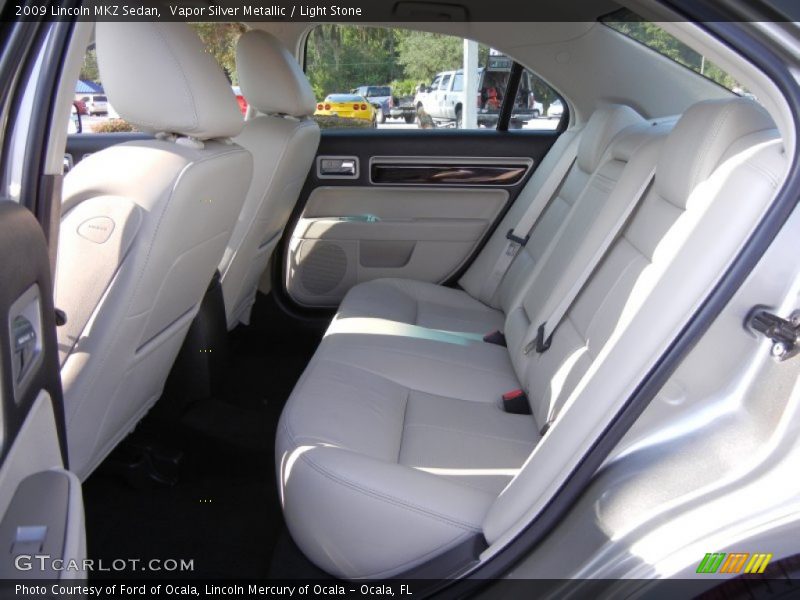 Vapor Silver Metallic / Light Stone 2009 Lincoln MKZ Sedan