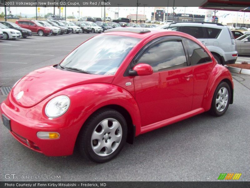Uni Red / Black 2003 Volkswagen New Beetle GLS Coupe
