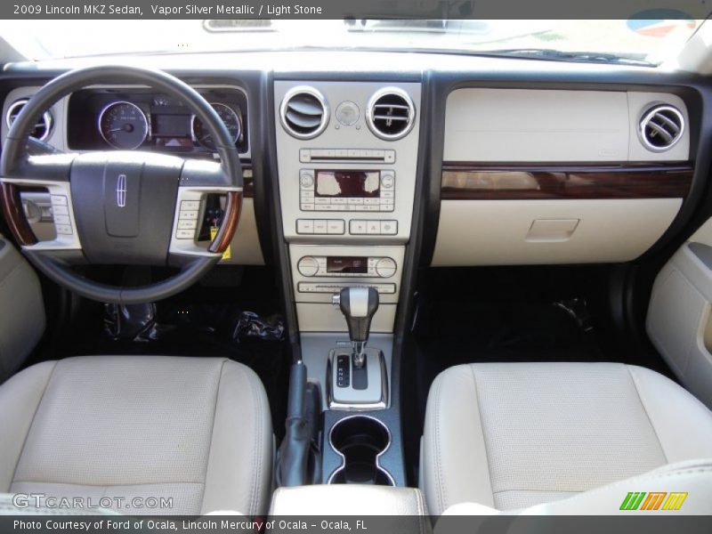 Vapor Silver Metallic / Light Stone 2009 Lincoln MKZ Sedan