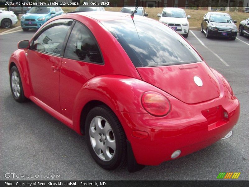 Uni Red / Black 2003 Volkswagen New Beetle GLS Coupe