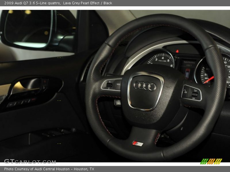 Lava Grey Pearl Effect / Black 2009 Audi Q7 3.6 S-Line quattro