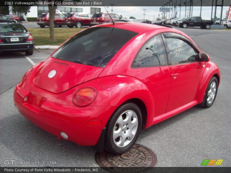 Uni Red / Black 2003 Volkswagen New Beetle GLS Coupe
