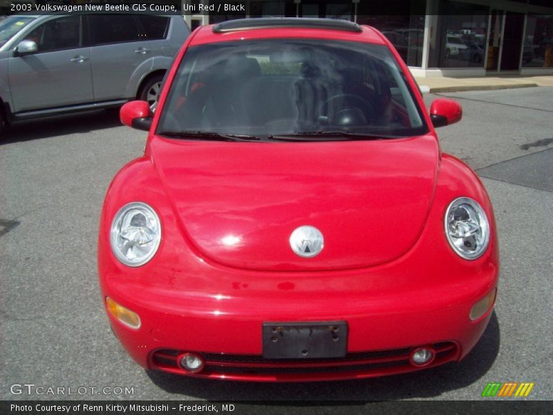 Uni Red / Black 2003 Volkswagen New Beetle GLS Coupe
