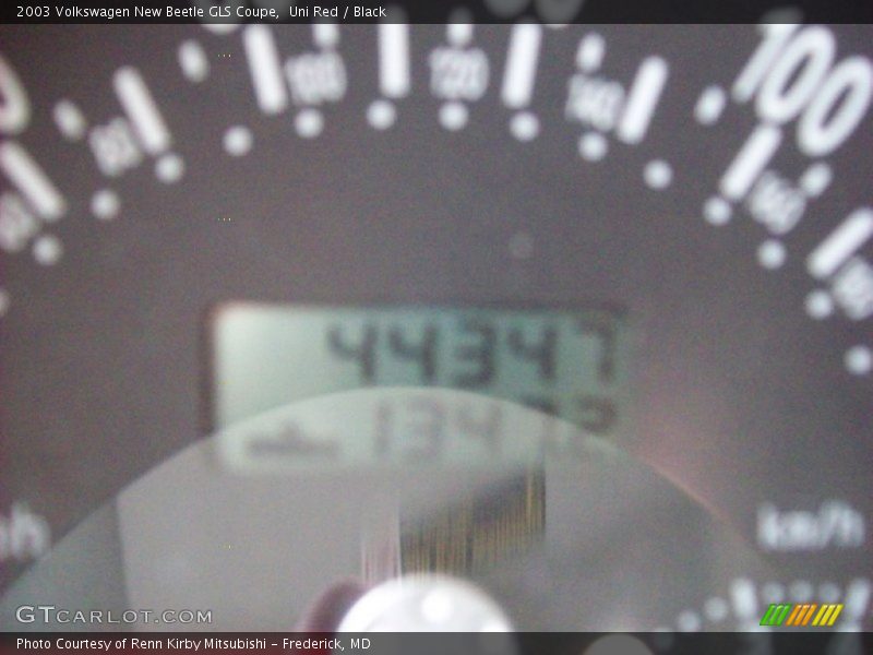 Uni Red / Black 2003 Volkswagen New Beetle GLS Coupe