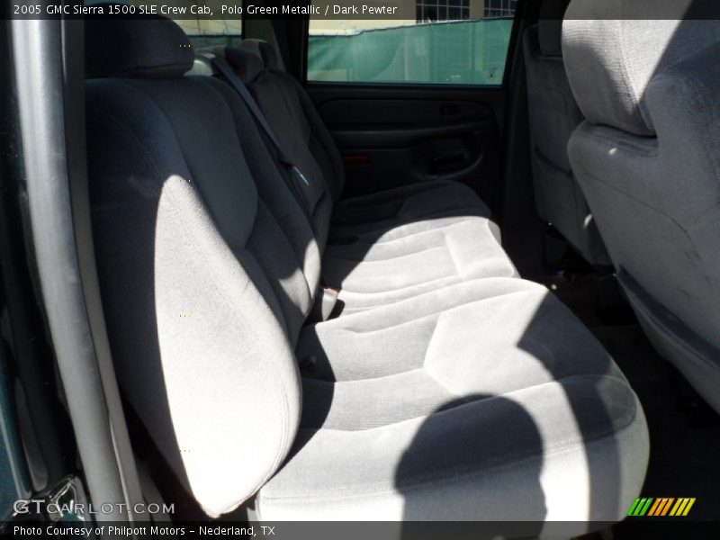Polo Green Metallic / Dark Pewter 2005 GMC Sierra 1500 SLE Crew Cab