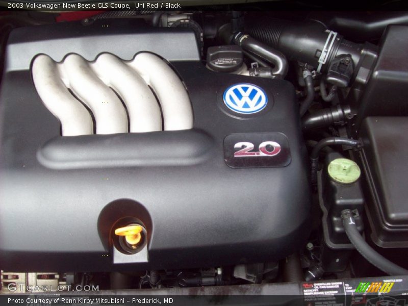 Uni Red / Black 2003 Volkswagen New Beetle GLS Coupe