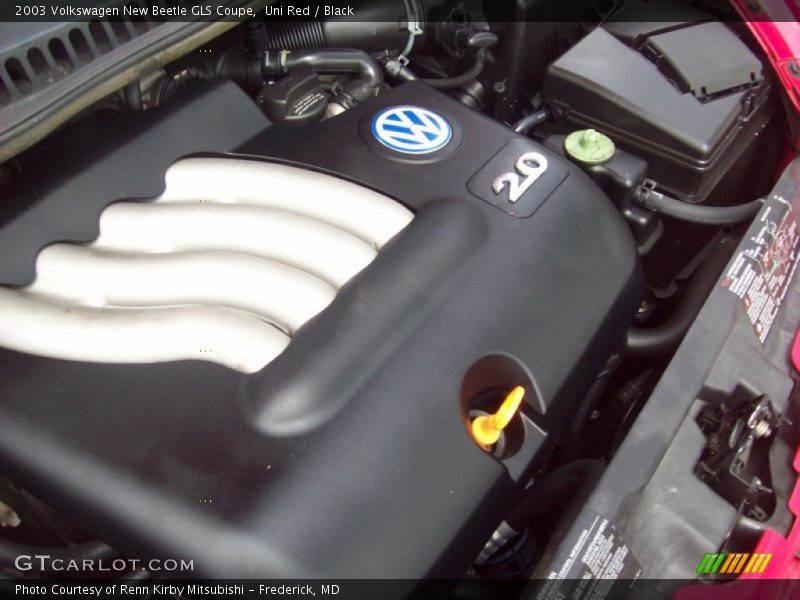Uni Red / Black 2003 Volkswagen New Beetle GLS Coupe