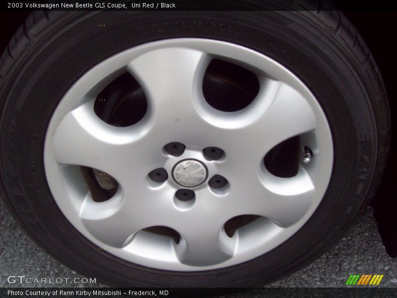 Uni Red / Black 2003 Volkswagen New Beetle GLS Coupe