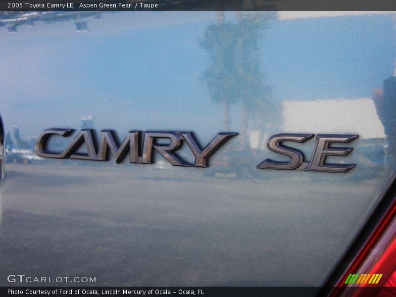 Aspen Green Pearl / Taupe 2005 Toyota Camry LE