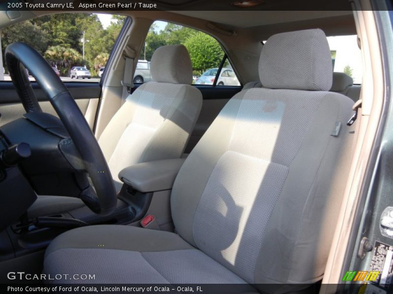 Aspen Green Pearl / Taupe 2005 Toyota Camry LE