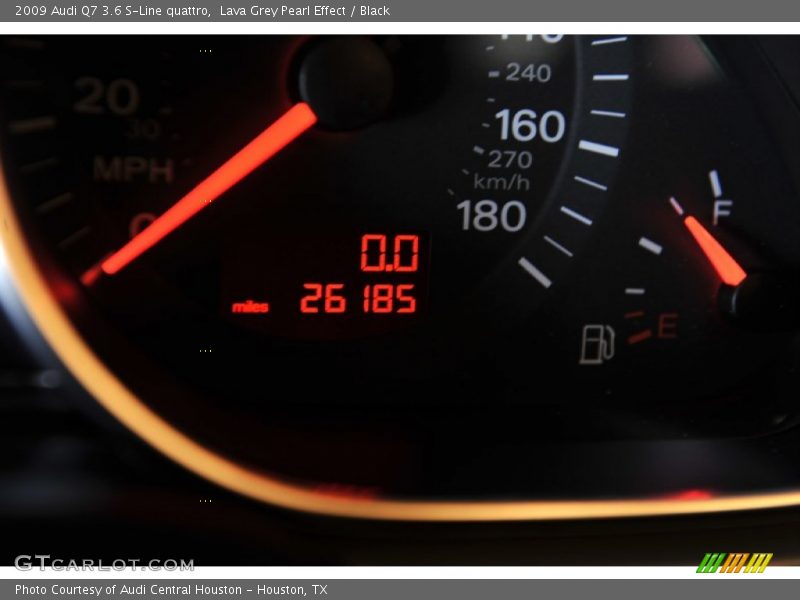 Lava Grey Pearl Effect / Black 2009 Audi Q7 3.6 S-Line quattro