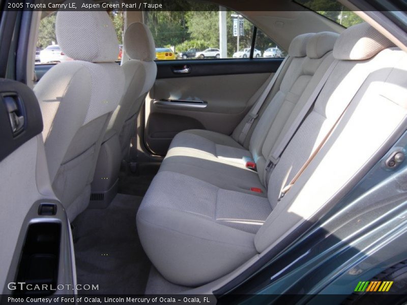 Aspen Green Pearl / Taupe 2005 Toyota Camry LE