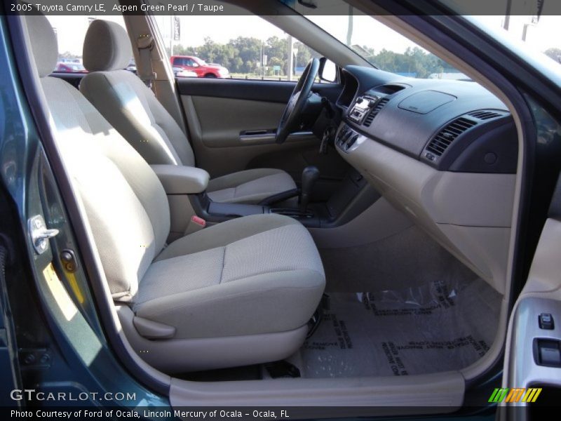 Aspen Green Pearl / Taupe 2005 Toyota Camry LE