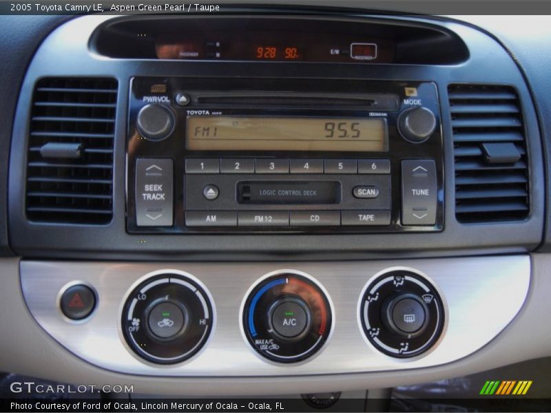Aspen Green Pearl / Taupe 2005 Toyota Camry LE