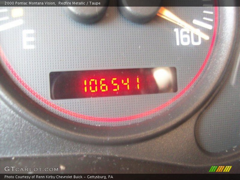 Redfire Metallic / Taupe 2000 Pontiac Montana Vision