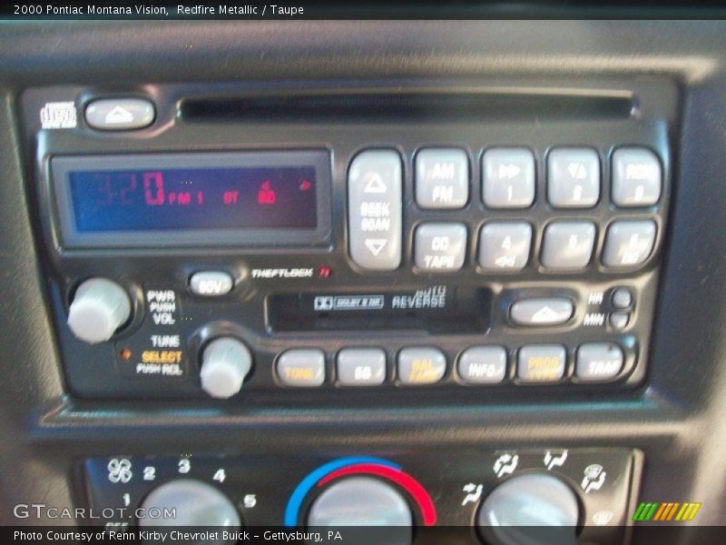 Redfire Metallic / Taupe 2000 Pontiac Montana Vision