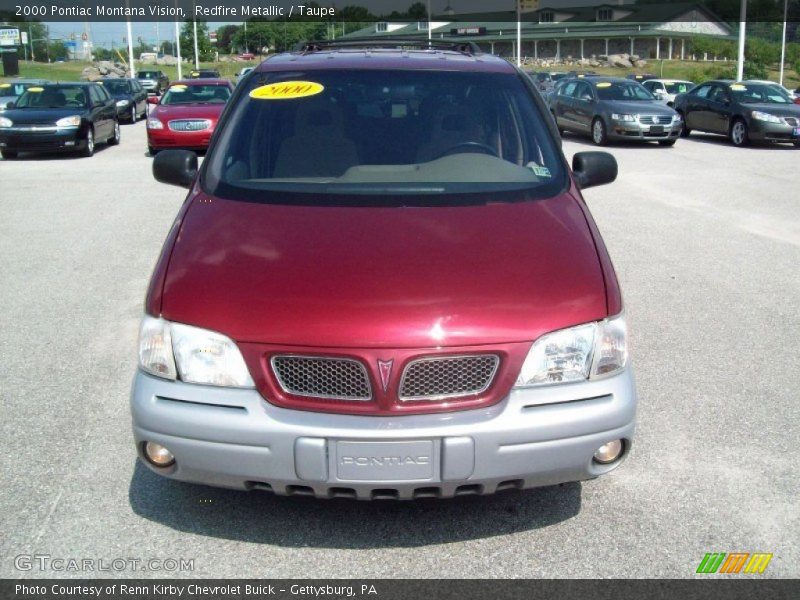Redfire Metallic / Taupe 2000 Pontiac Montana Vision