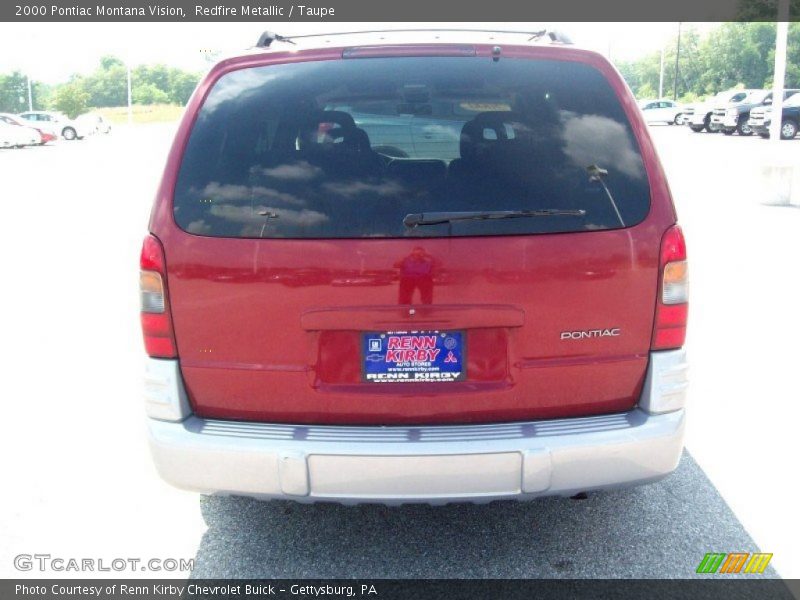 Redfire Metallic / Taupe 2000 Pontiac Montana Vision