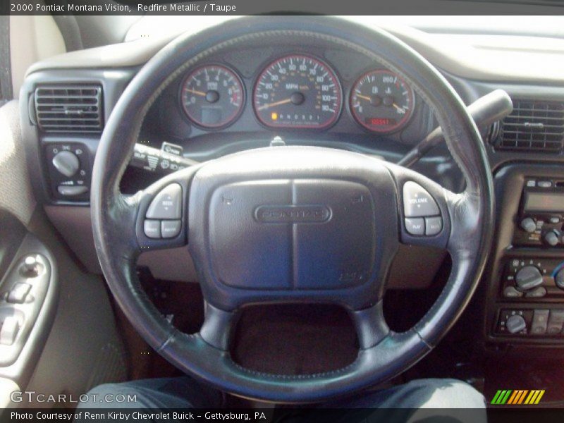 Redfire Metallic / Taupe 2000 Pontiac Montana Vision