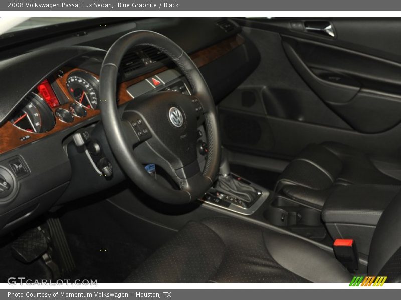  2008 Passat Lux Sedan Black Interior
