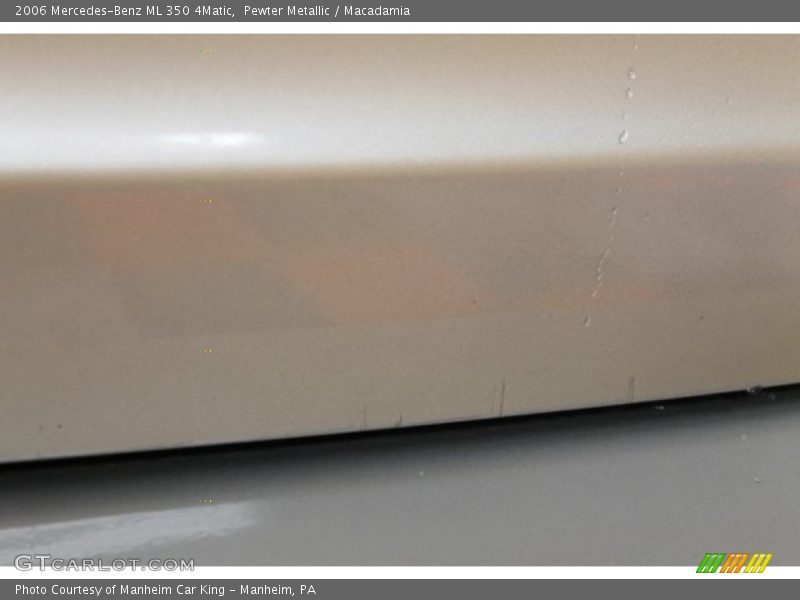 Pewter Metallic / Macadamia 2006 Mercedes-Benz ML 350 4Matic