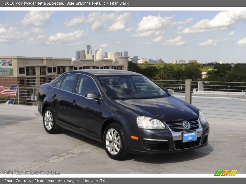 Blue Graphite Metallic / Titan Black 2010 Volkswagen Jetta SE Sedan