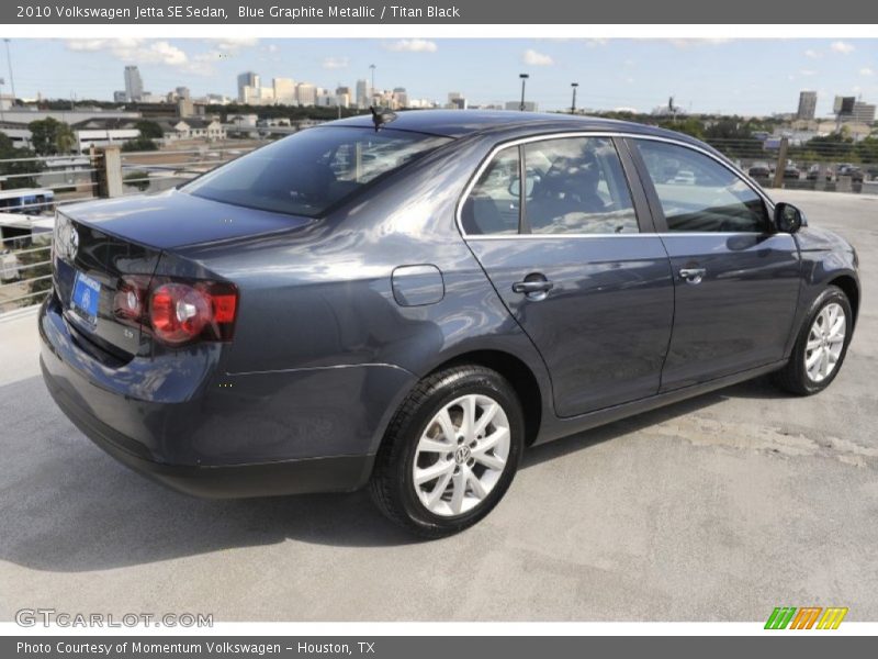 Blue Graphite Metallic / Titan Black 2010 Volkswagen Jetta SE Sedan