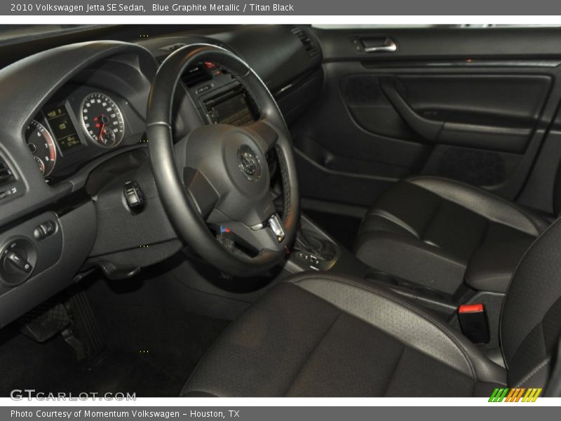 Blue Graphite Metallic / Titan Black 2010 Volkswagen Jetta SE Sedan