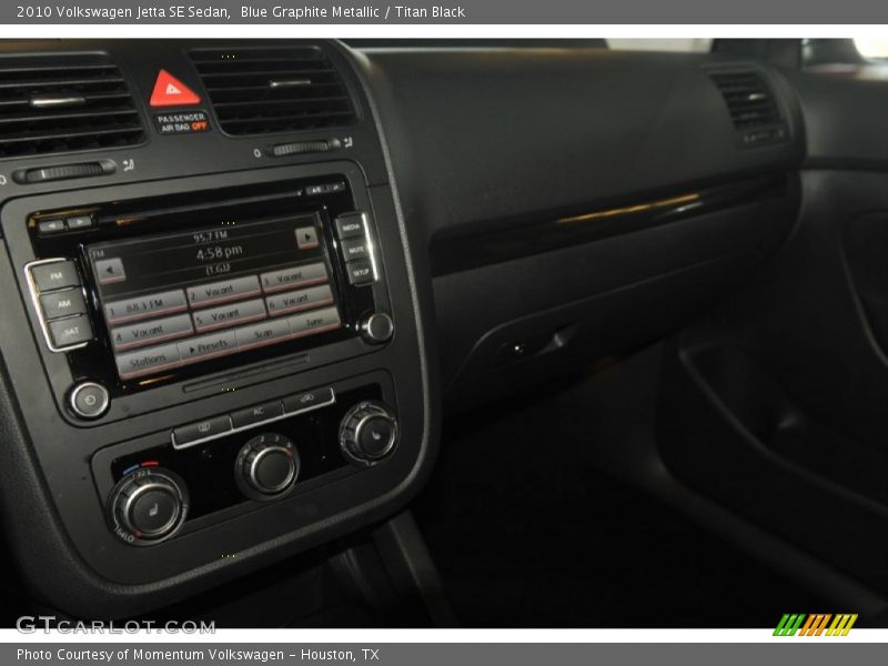 Blue Graphite Metallic / Titan Black 2010 Volkswagen Jetta SE Sedan