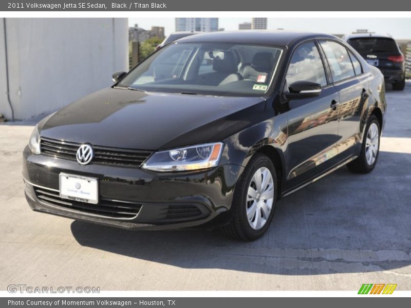 Black / Titan Black 2011 Volkswagen Jetta SE Sedan