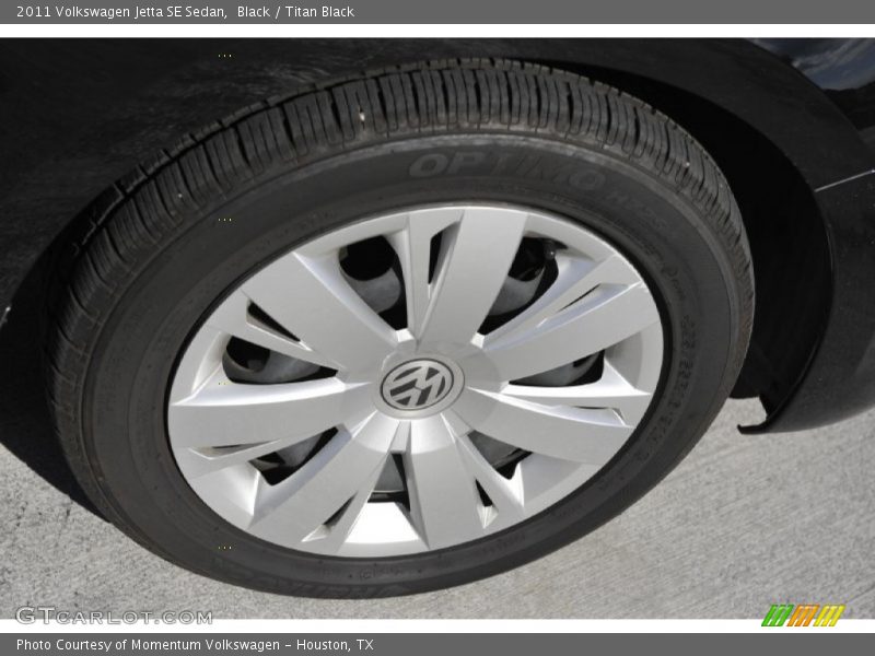 Black / Titan Black 2011 Volkswagen Jetta SE Sedan