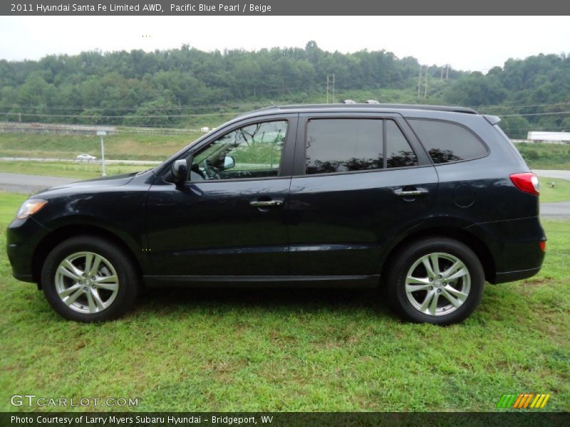  2011 Santa Fe Limited AWD Pacific Blue Pearl