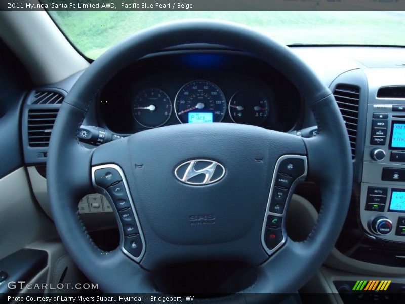  2011 Santa Fe Limited AWD Steering Wheel
