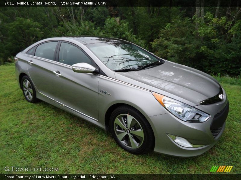 Hyper Silver Metallic / Gray 2011 Hyundai Sonata Hybrid