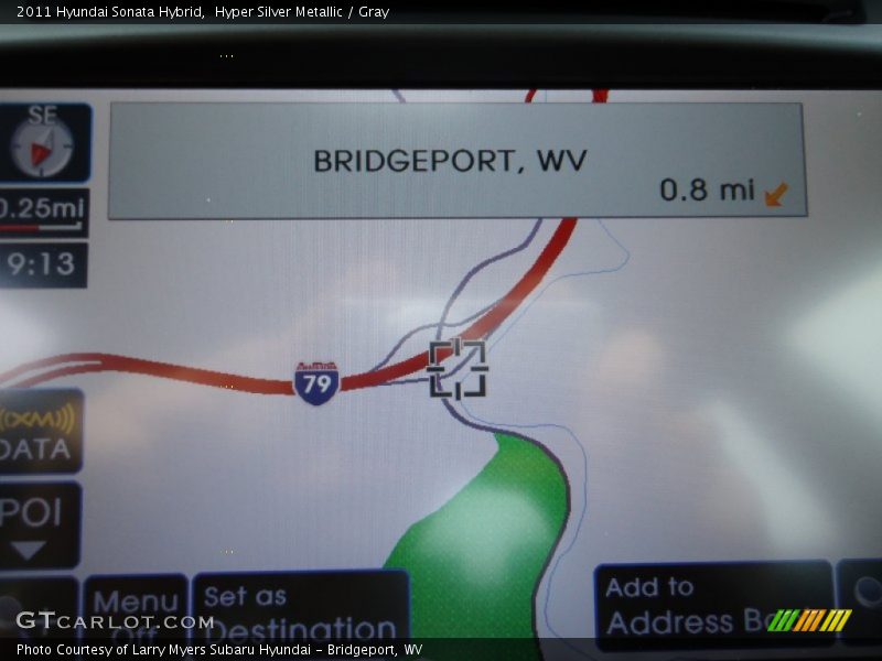 Navigation of 2011 Sonata Hybrid