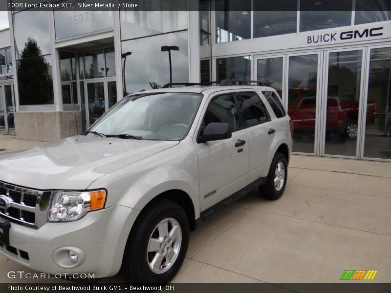 Silver Metallic / Stone 2008 Ford Escape XLT