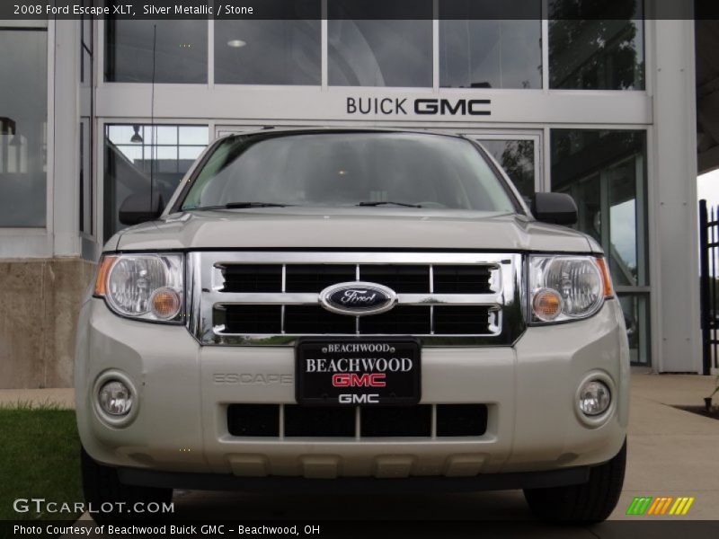 Silver Metallic / Stone 2008 Ford Escape XLT