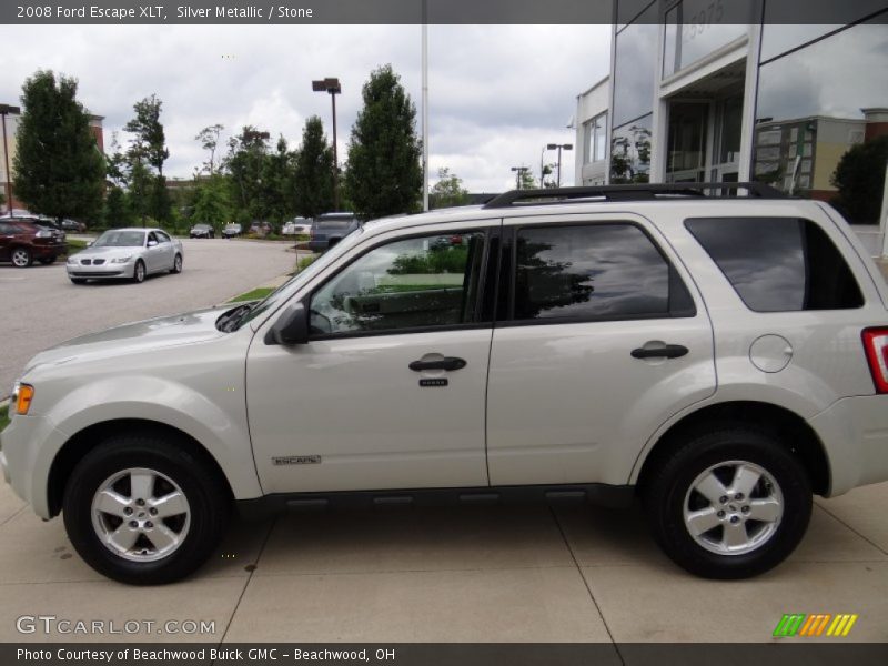Silver Metallic / Stone 2008 Ford Escape XLT