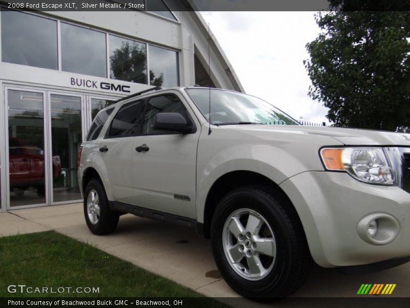 Silver Metallic / Stone 2008 Ford Escape XLT