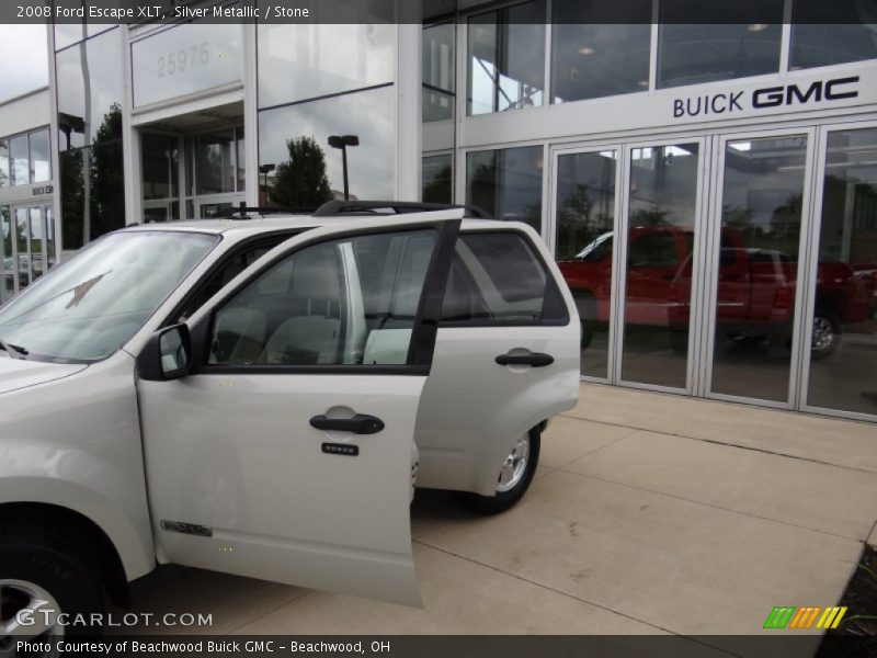 Silver Metallic / Stone 2008 Ford Escape XLT