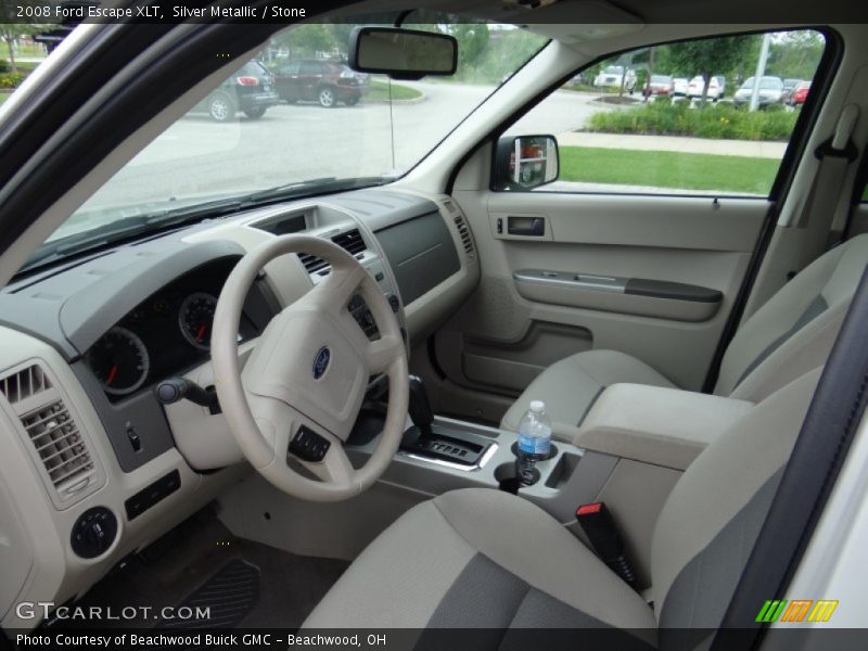 Silver Metallic / Stone 2008 Ford Escape XLT