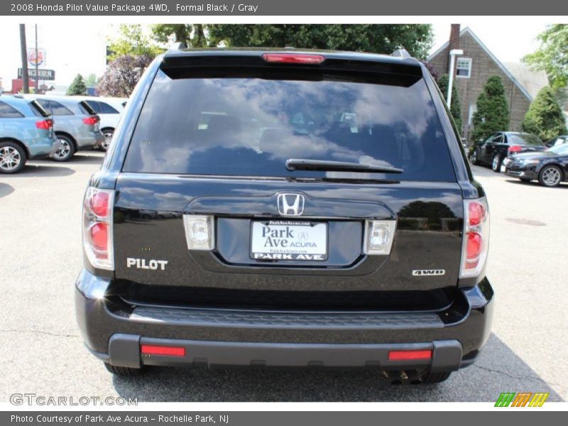 Formal Black / Gray 2008 Honda Pilot Value Package 4WD