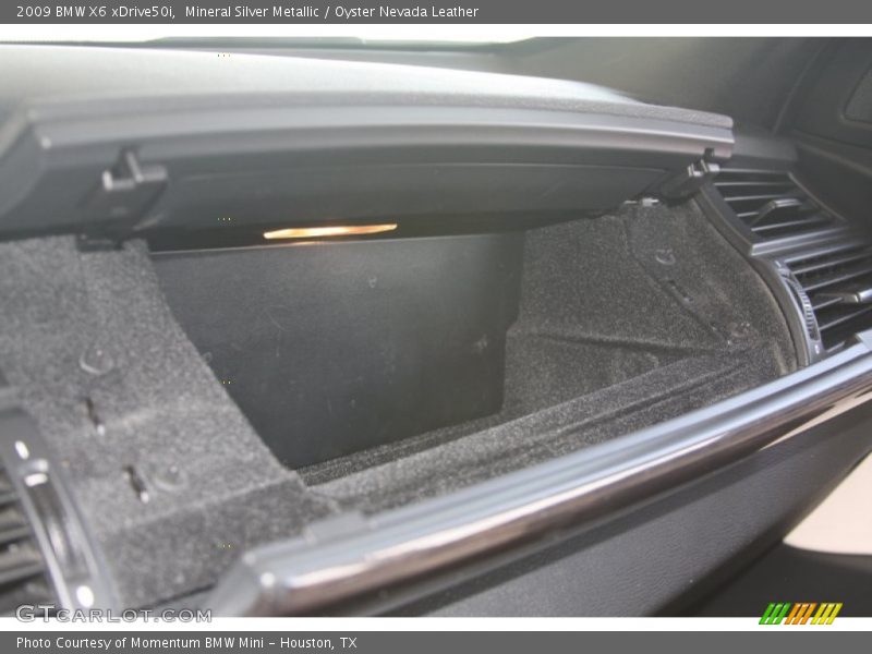Mineral Silver Metallic / Oyster Nevada Leather 2009 BMW X6 xDrive50i