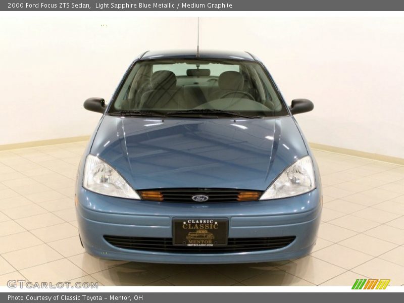 Light Sapphire Blue Metallic / Medium Graphite 2000 Ford Focus ZTS Sedan