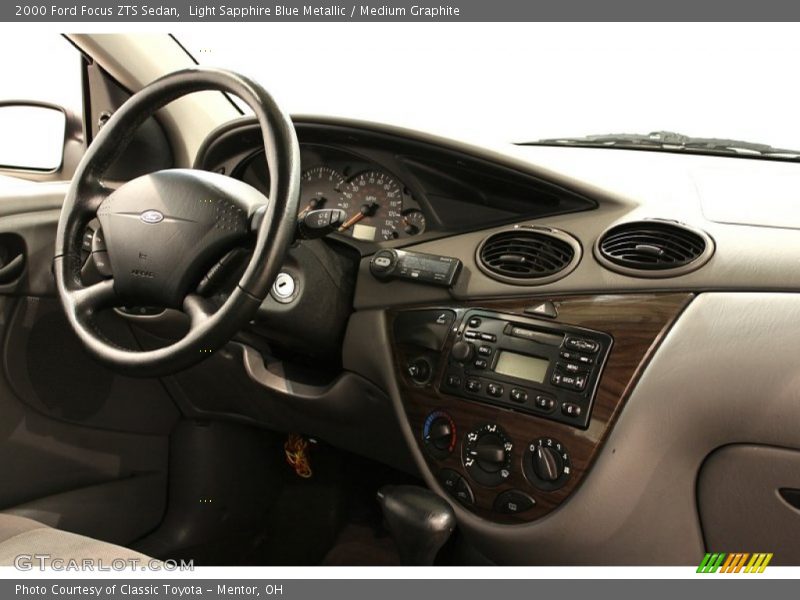 Light Sapphire Blue Metallic / Medium Graphite 2000 Ford Focus ZTS Sedan