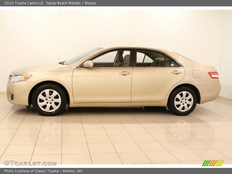 Sandy Beach Metallic / Bisque 2010 Toyota Camry LE