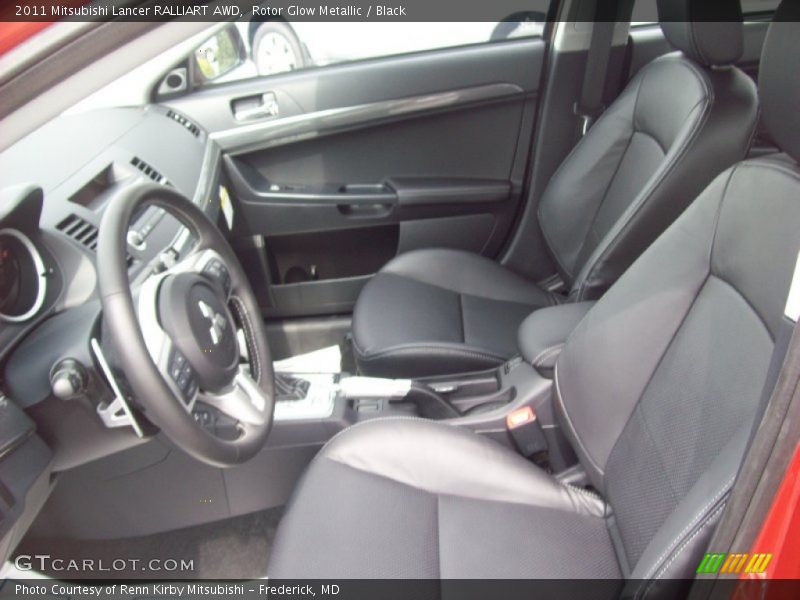  2011 Lancer RALLIART AWD Black Interior