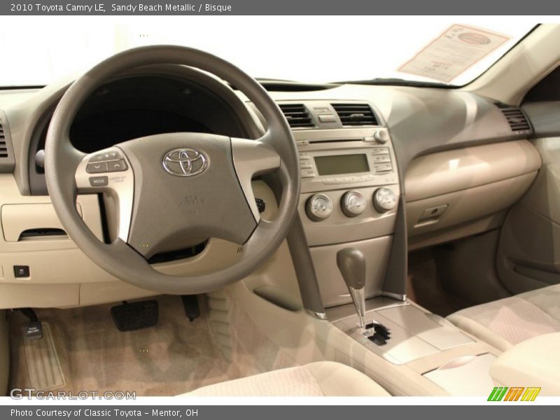 Sandy Beach Metallic / Bisque 2010 Toyota Camry LE